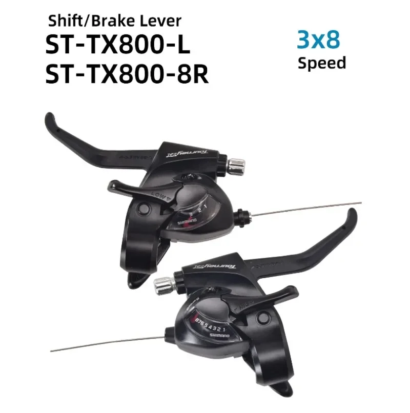 SHIMANO TOURNEY EF41 ST-TX800 FIRE PLUS - Shift/Brake Lever - 3x7 3x8 21 24speed  For MTB Bike Left Right Shift Mountain Bicycle