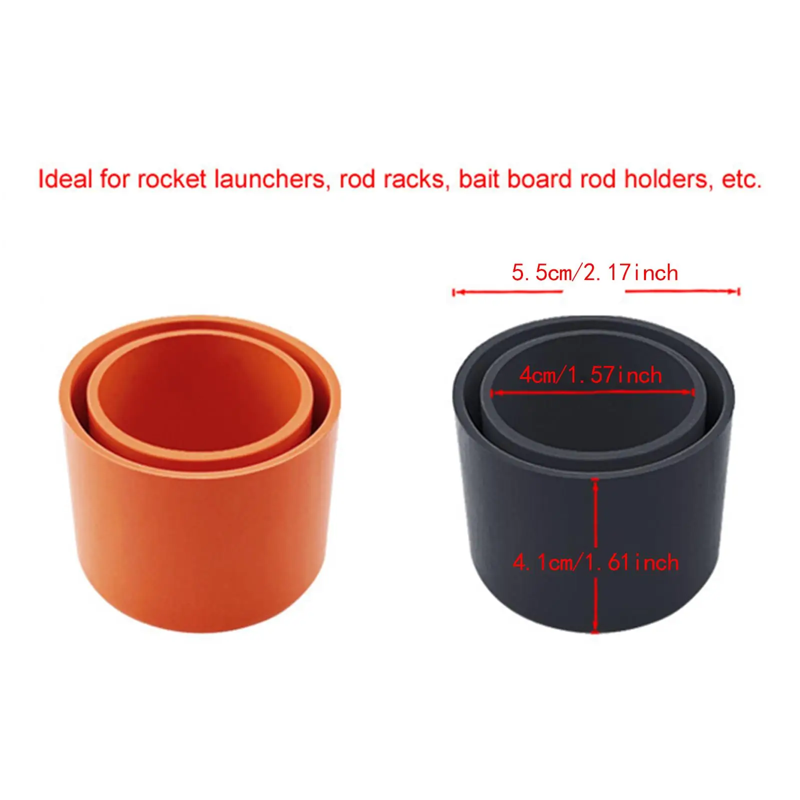 5x أنبوب صيد السمك، أنبوب إدخال ملحق بحري، واقي إدخال إطار Postte