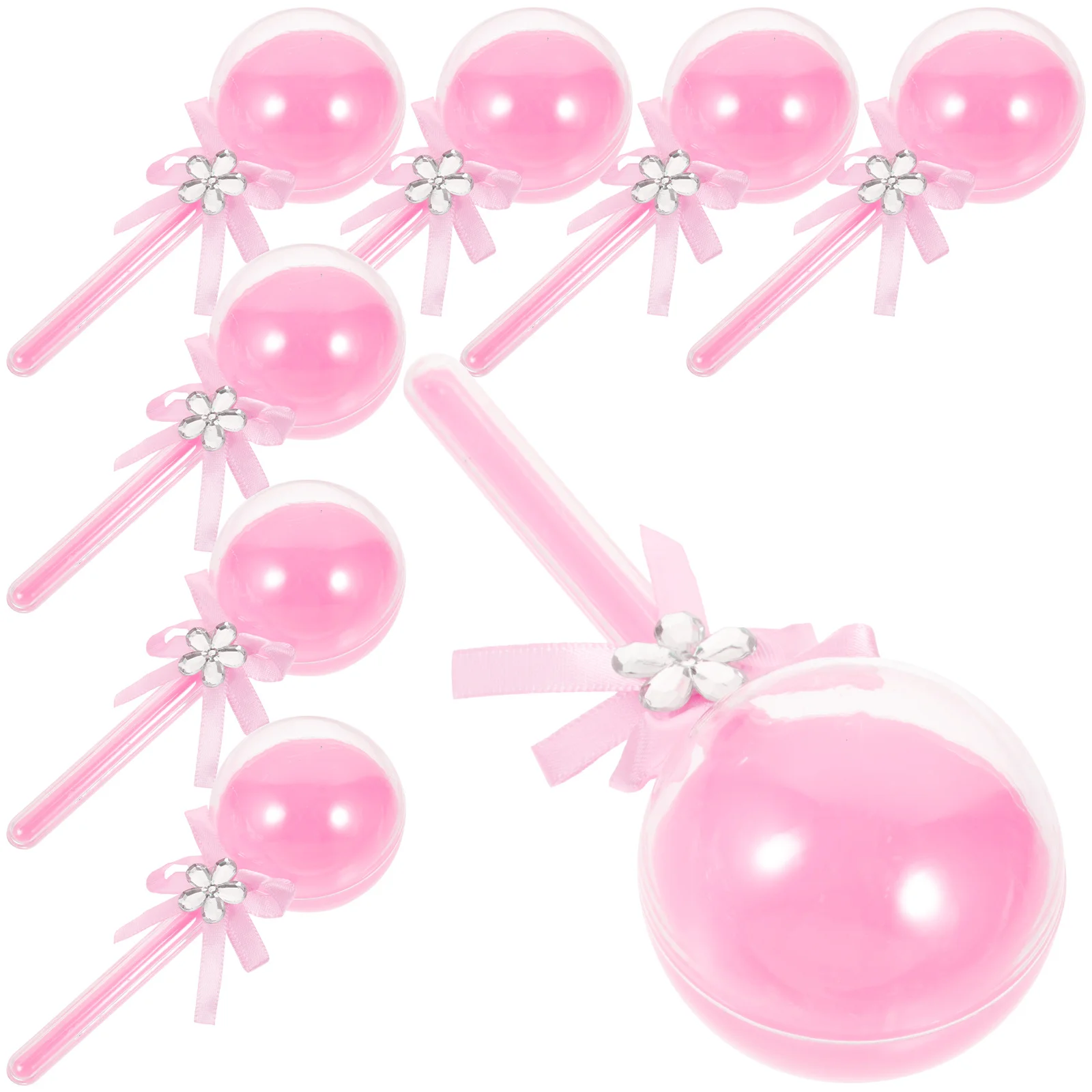 

12Pcs Candy Boxes Transparent Lid Plastic Party Favor Boxes Wedding Candy Treat Storage Container for Festival Gifts