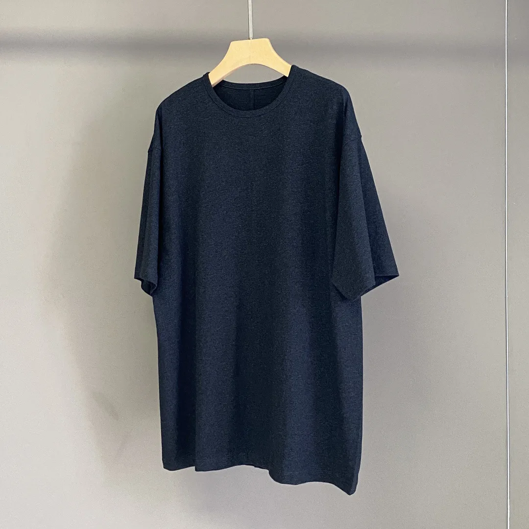 

25 Spring and Summer New Pure Cotton Round Neck Casual All-match Short-sleeved Top with Loosening Waist Skirt