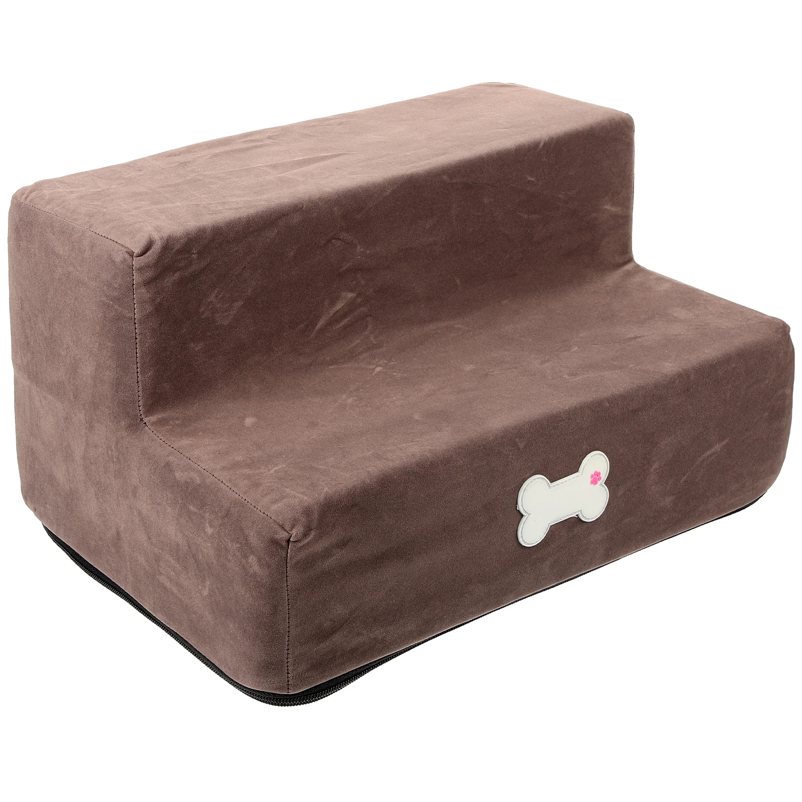 

Pet Ladder Dog Stairs Bed Small Indoor Climbing Jumping Car 2 Layers Grey Non Slip Safety Stair Step Puppy Cat Furniture