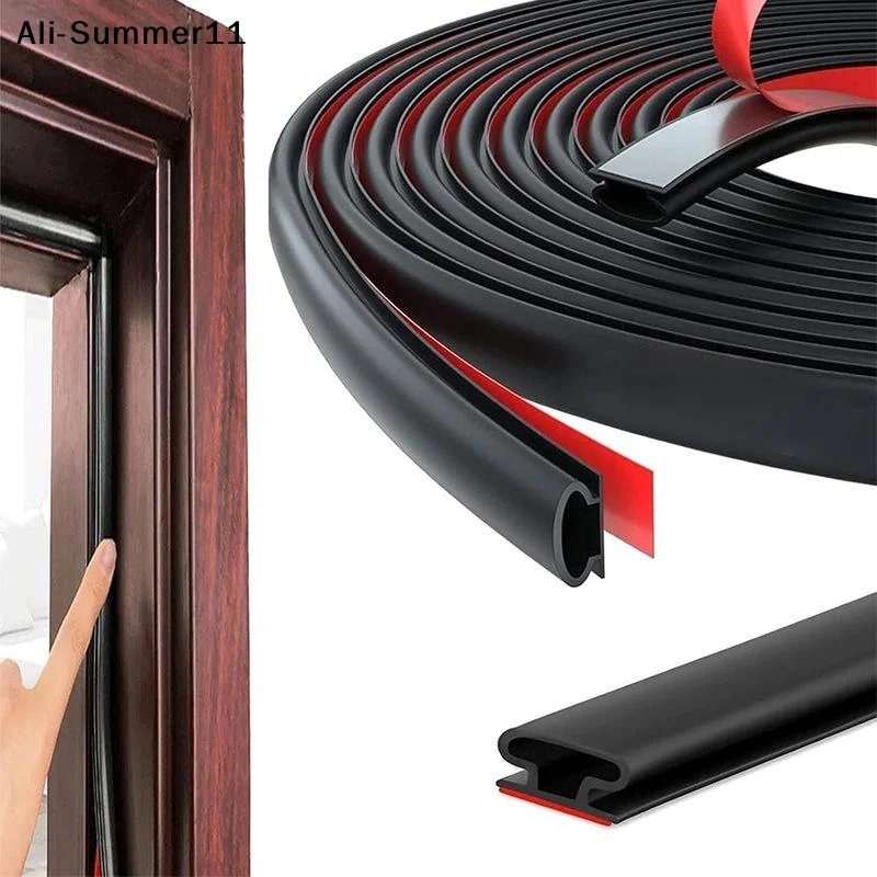 【Sa1】【AZ0】1 PcSecurity Door Access Door Window Sealing Strip TPE Weatherproof Anti-Collision Strip Sound Insulationself-Adhesive