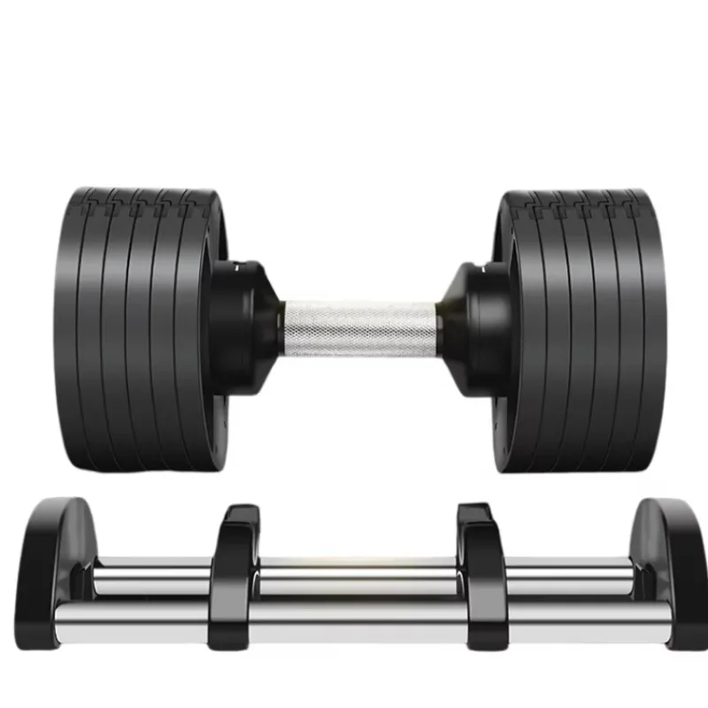 

16kg Compact and Space-Saving Multi Color Adjustable Dumbbell Set with Imported Gear & Base for Gym Fitness Portable New