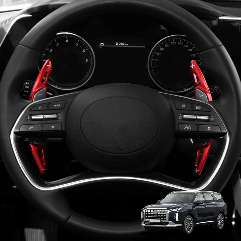 For Hyundai Palisade 2023-2025 Steering Wheel Paddle Shifter Extension Cover Steering Wheel and Horn Button Accessories