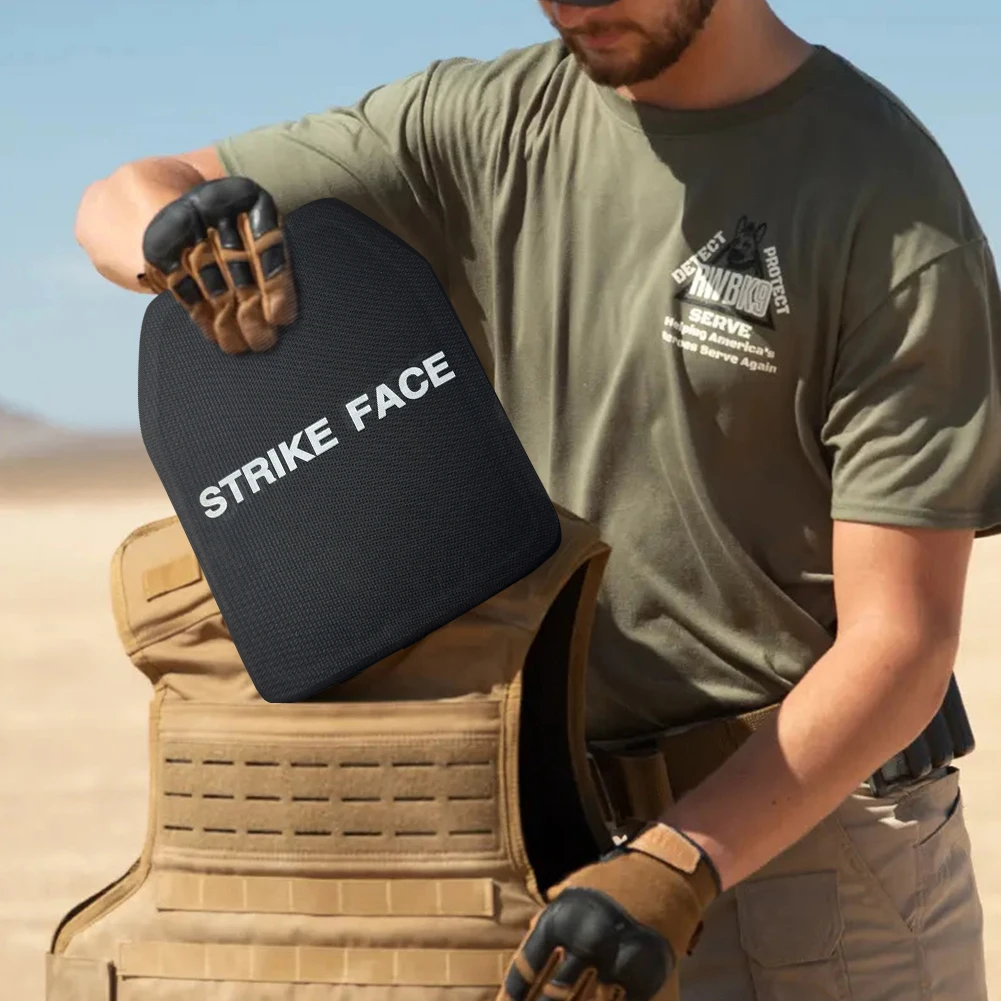 UNIONTAC NIJ III/NIJ IIIA Пуленепробиваемая пластина 10x12 Легкая тактическая пуленепробиваемая защита UHMWPE Бронежилет Вставная пластина