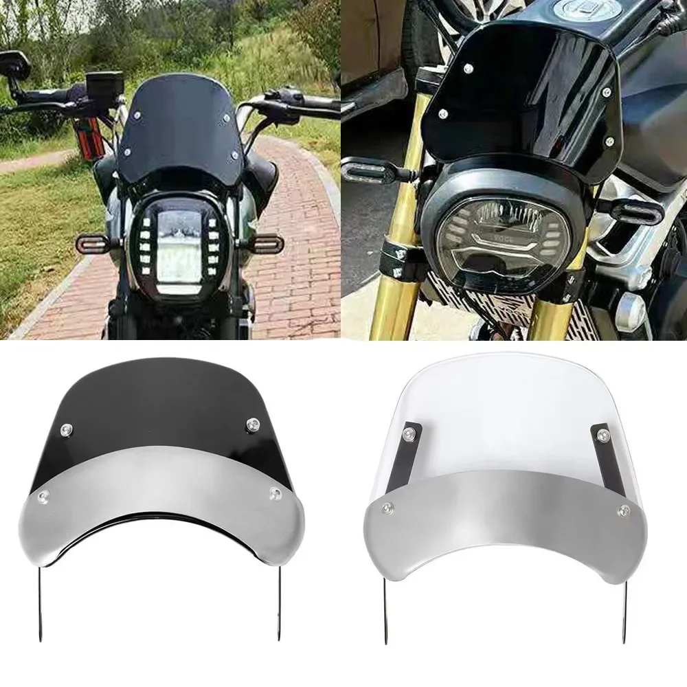 

New Motorcycle Aluminum Alloy Fit Voge 300AC 500AC Dedicated Front Windshield Wind Deflector For VOGE 300AC AC300 500DS DS500