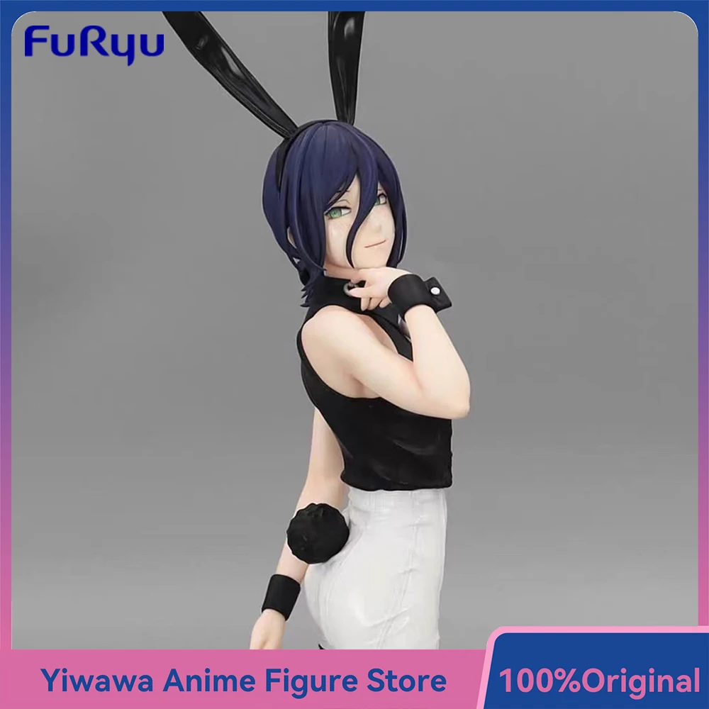 Original FuRyu Bicute Bunnies motosierra hombre Reze Bunny Girl figuras de Anime juguetes de modelos coleccionables finos 26cm adornos Bishoujo