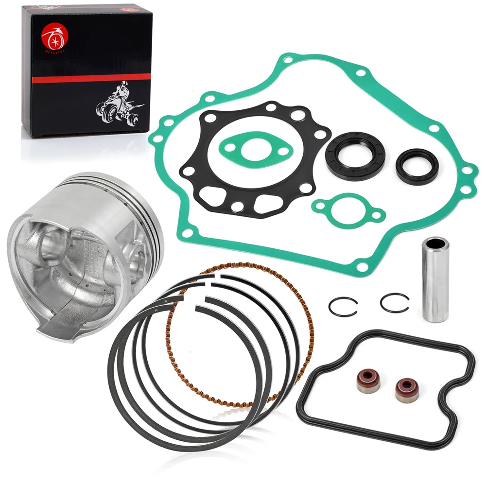 Top End Piston Ring Gasket Seal Rebuild Kit STD For Club Car Golf Cart DS Precedent FE290 1992-up 1016459-01 1023047-01