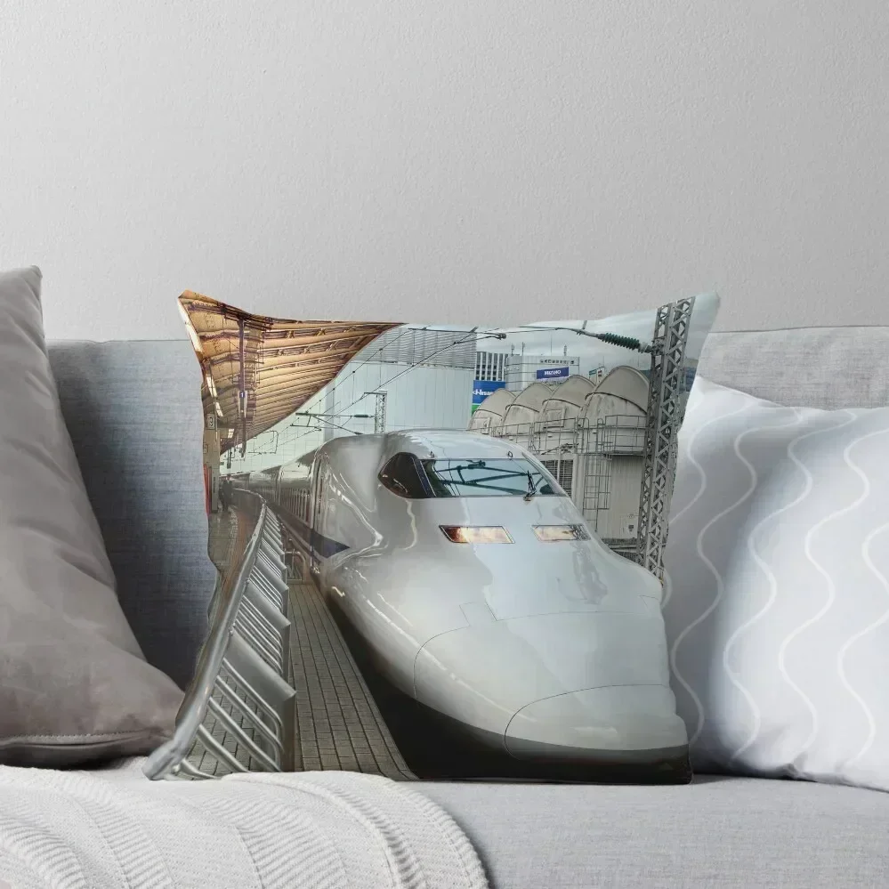 

Shinkansen  Osaka  Japan Throw Pillow pillow cover christmas Decorative Cushions home decor items pillow