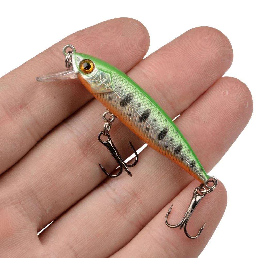 1Pcs 55MM 3.2G Mini Japan Model Sinking Minnow Fishing Lures Jerkbaits Peche Artificial Bait Wobbler Lure for Trout Bass Carp