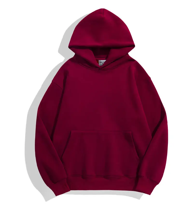 NONE Sweat à capuche lourd Uni 500GSM 7