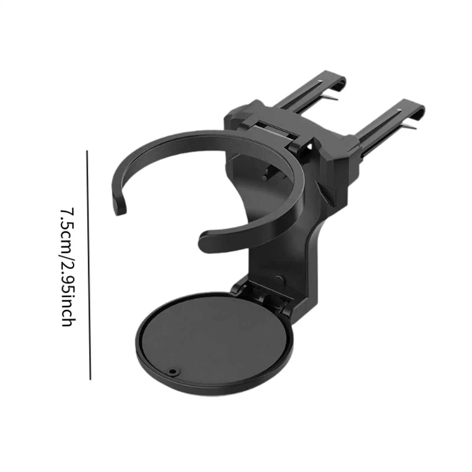 حامل كأس السيارة حامل كأس تنفيس الهواء لأكواب زجاجات المياه بفتحات تهوية السيارة