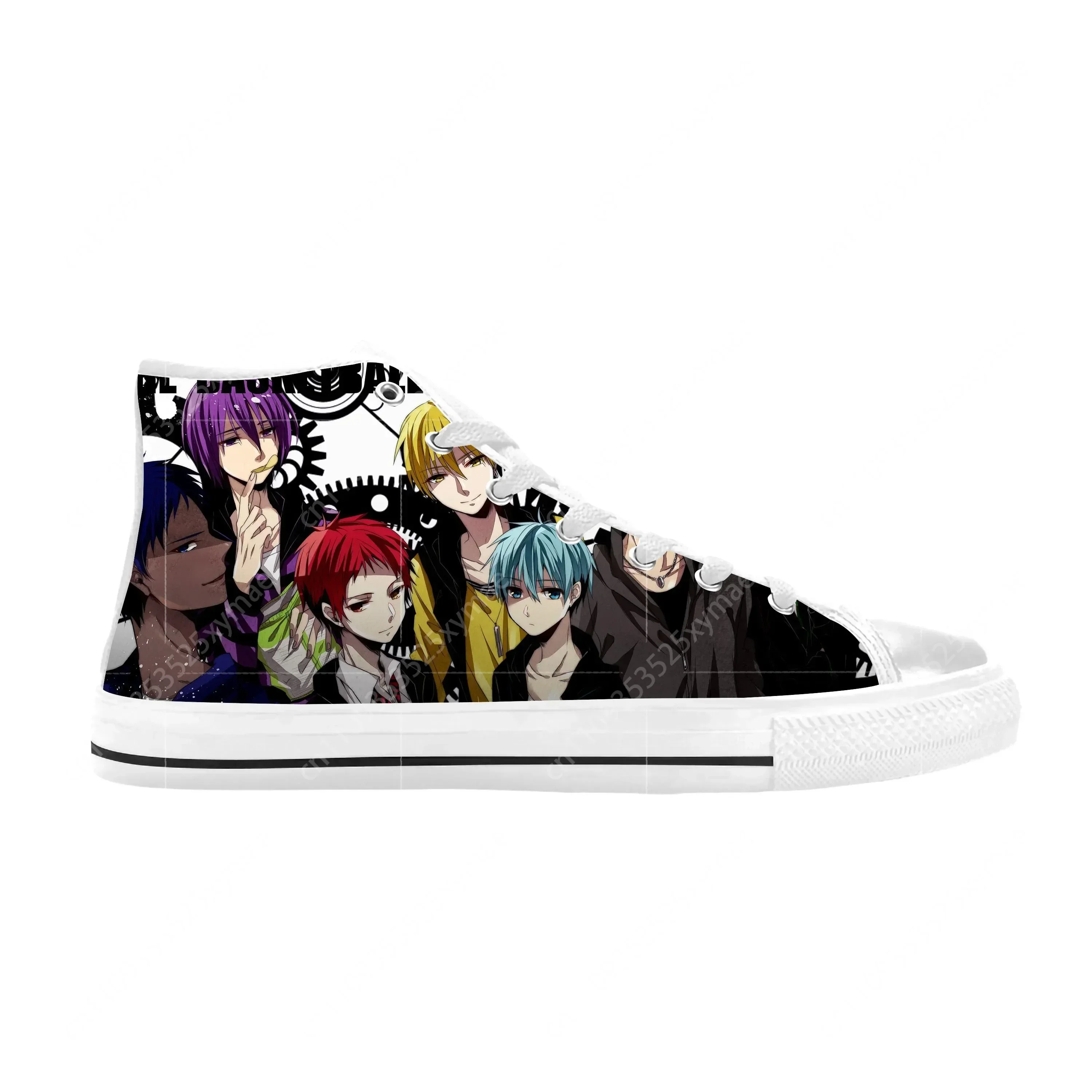 

Japanese Anime Manga Kuroko No Basket Basketball Casual Cloth Shoes High Top Comfortable Breathable 3D Print Men Women Sneakers