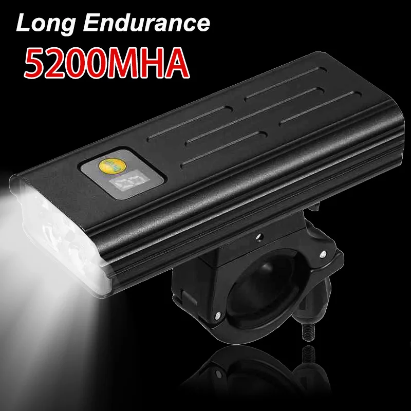 Super Bright MTB Road Bicycle Lantern USB Rechargeable LED Bike Headlight Handlebar Front Light Long Endurance Cycling Lamp