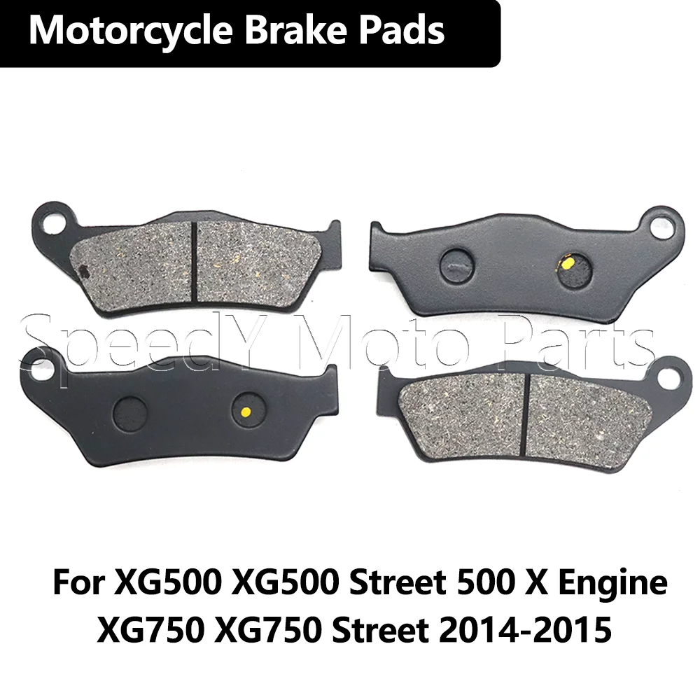 Motorcycle Brake Pads - ハーレーXG500、XG500ストリート500、Xエンジン、XG750、XG750ストリート、XG500、750（2014-2015年式）用、フロントおよびリアブレーキパッド、アクセサリー。