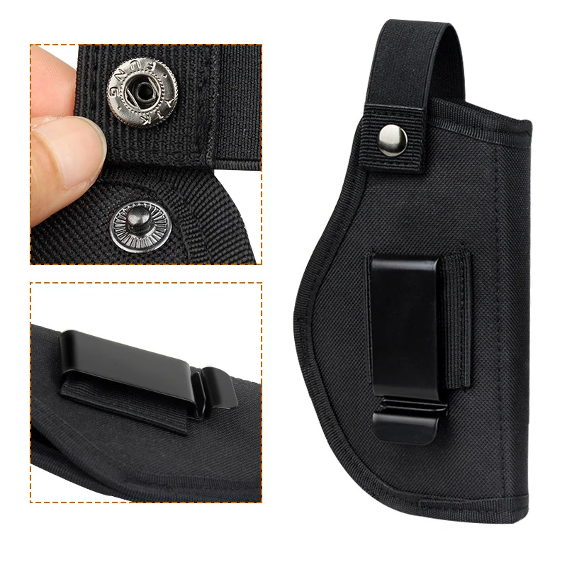 Tactical IWB fondina universale per pistola custodia nascosta per cintura in vita con Clip in metallo custodia per pistola per Glock 17 Makarov 9mm