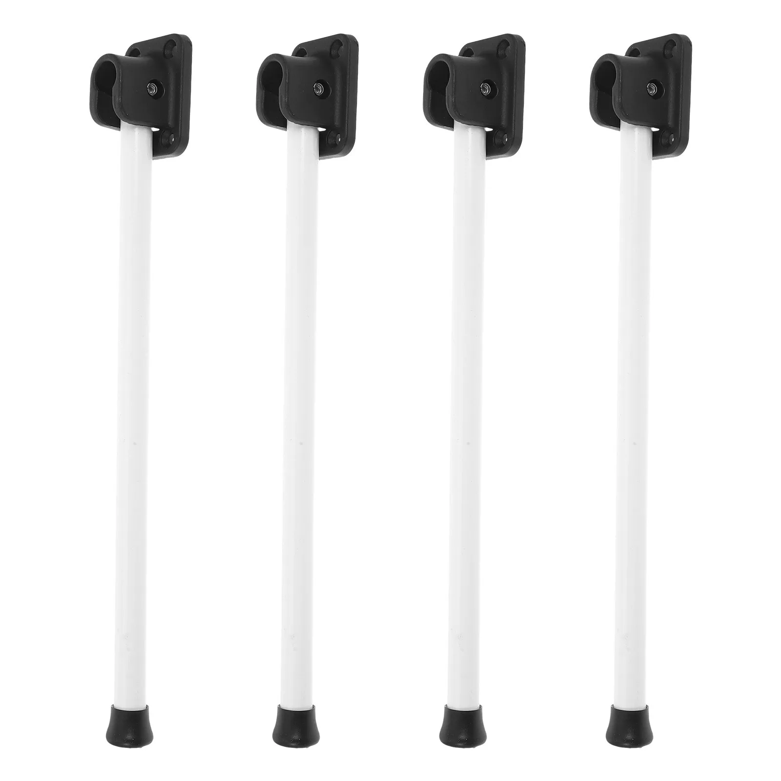 

1 Set Of Folding Table Metal Small Side Table Legs Adjustable Desk Risers Sturdy Lightweight Portable For Camping Travel Office