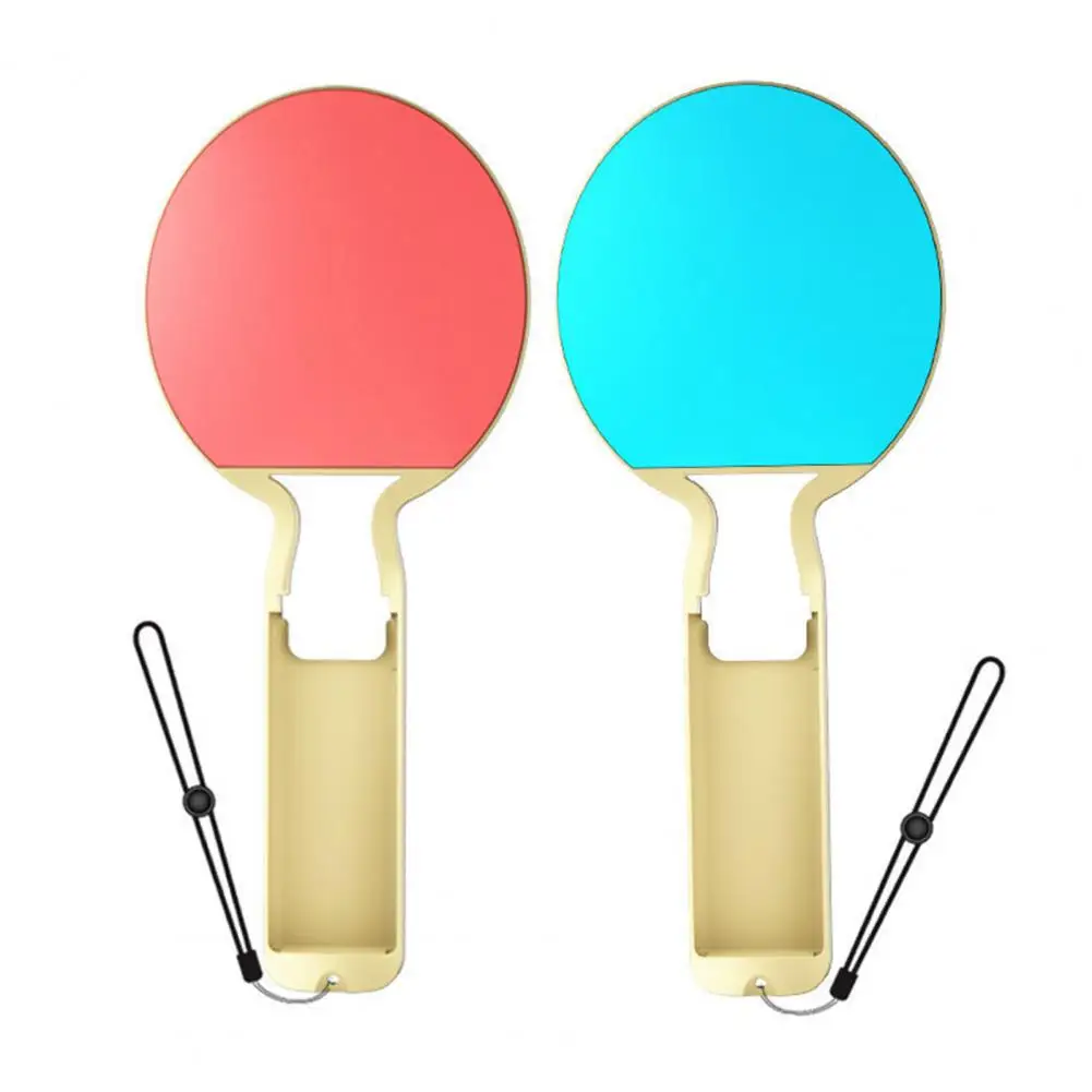 2Pcs Practical Gamepad Handle Grip  Driver-free Table Tennis Racket Shape Controller Grip  Portable Sports Game Grips Handle