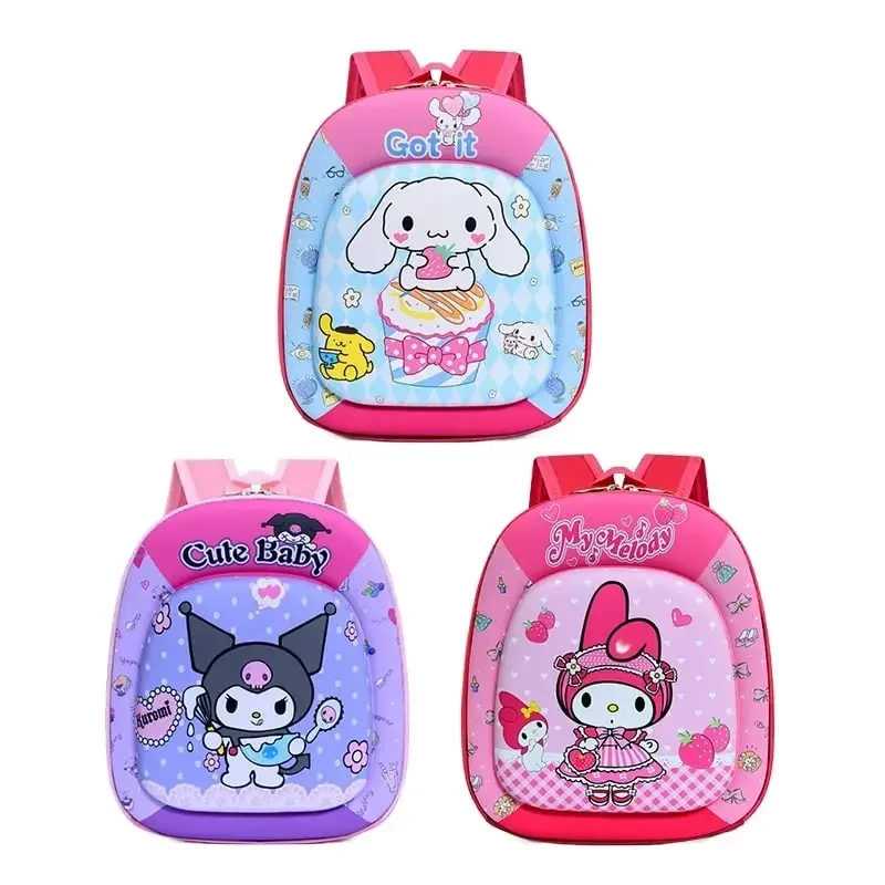 

Sanrioed Anime Kuromi My Melody Cinnamoroll Backpack Cute Student Schoolbags Cartoon Children Shoulder Bag Gift for Friend