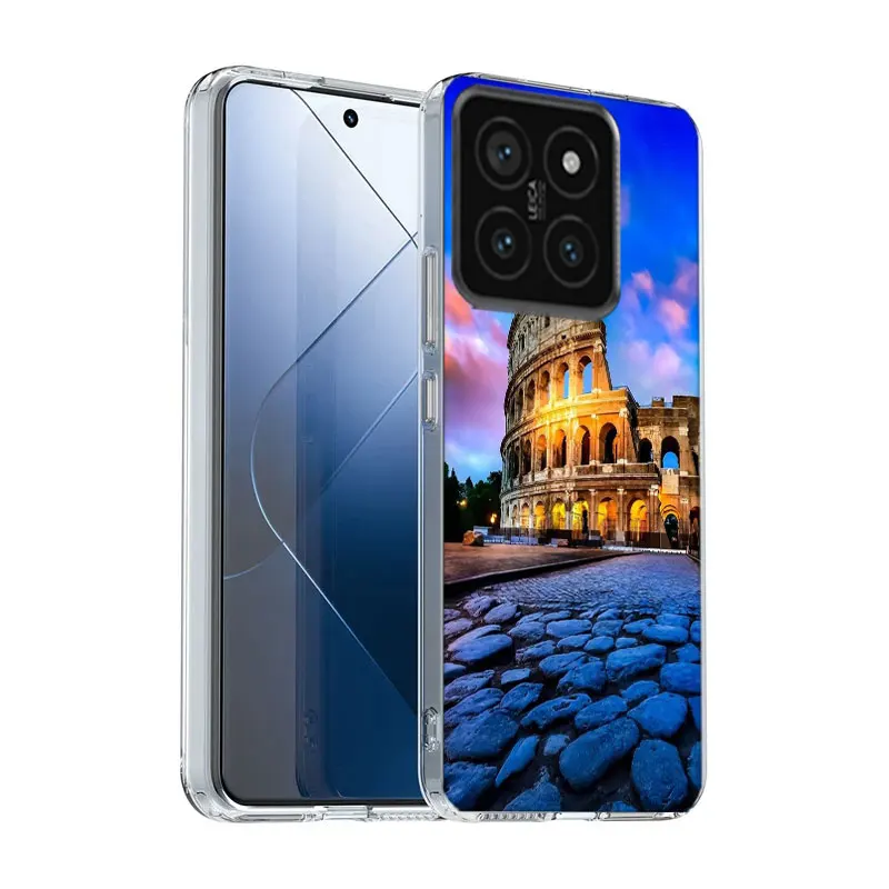 Colosseum Rome Italy Clear Phone Case For Xiaomi Poco X6 X5 Pro X4 X3 NFC F4 GT F6 F5 F3 M5 M5S M4 M3 Pro F2 F1 TPU Pattern Soft