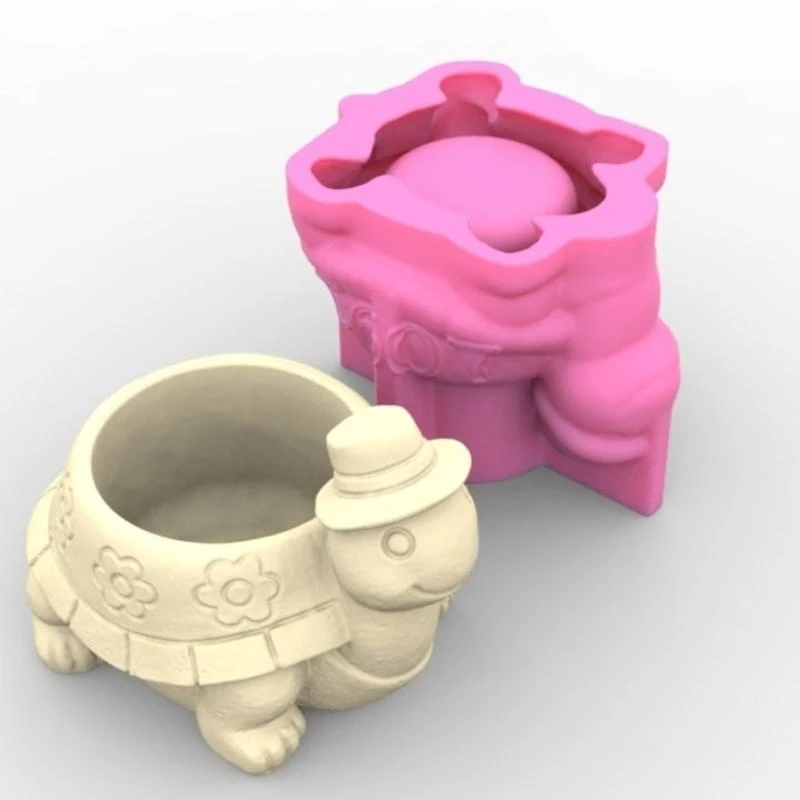 molde-vaso-flores-3d-diy-molde-silicone-formato-tartaruga-facil-usar-para-artesanato-concreto-e-resina