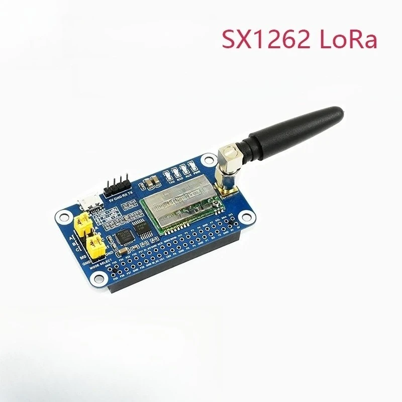 Waveshare SX1262 LoRa HAT for Raspberry Pi, Spread Spectrum Modulation, 868MHz Band