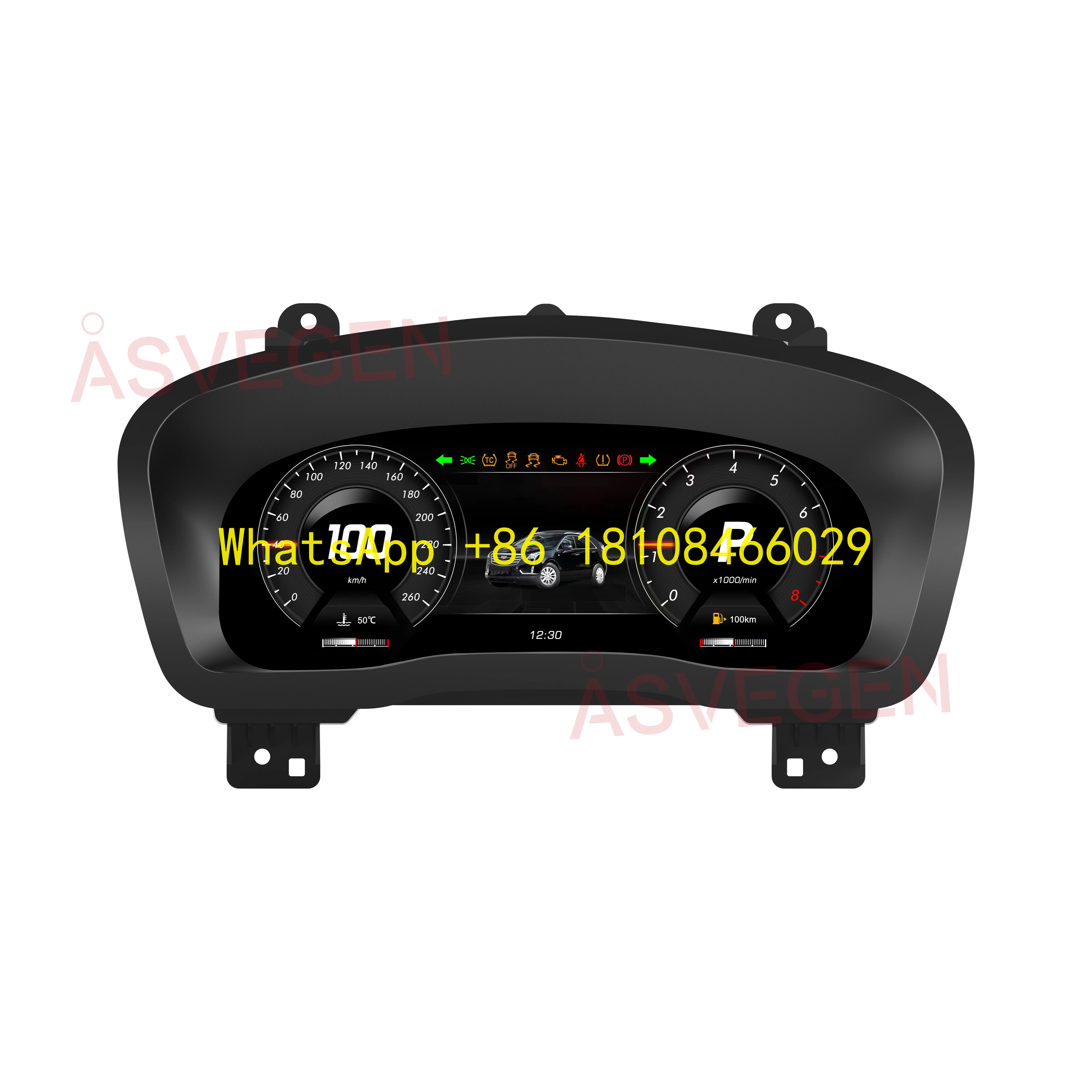 

New Arrival for 2016-2019 Cadillac XT5 Car LCD Digital Cluster Instrument 12.3" Speedometer Panel