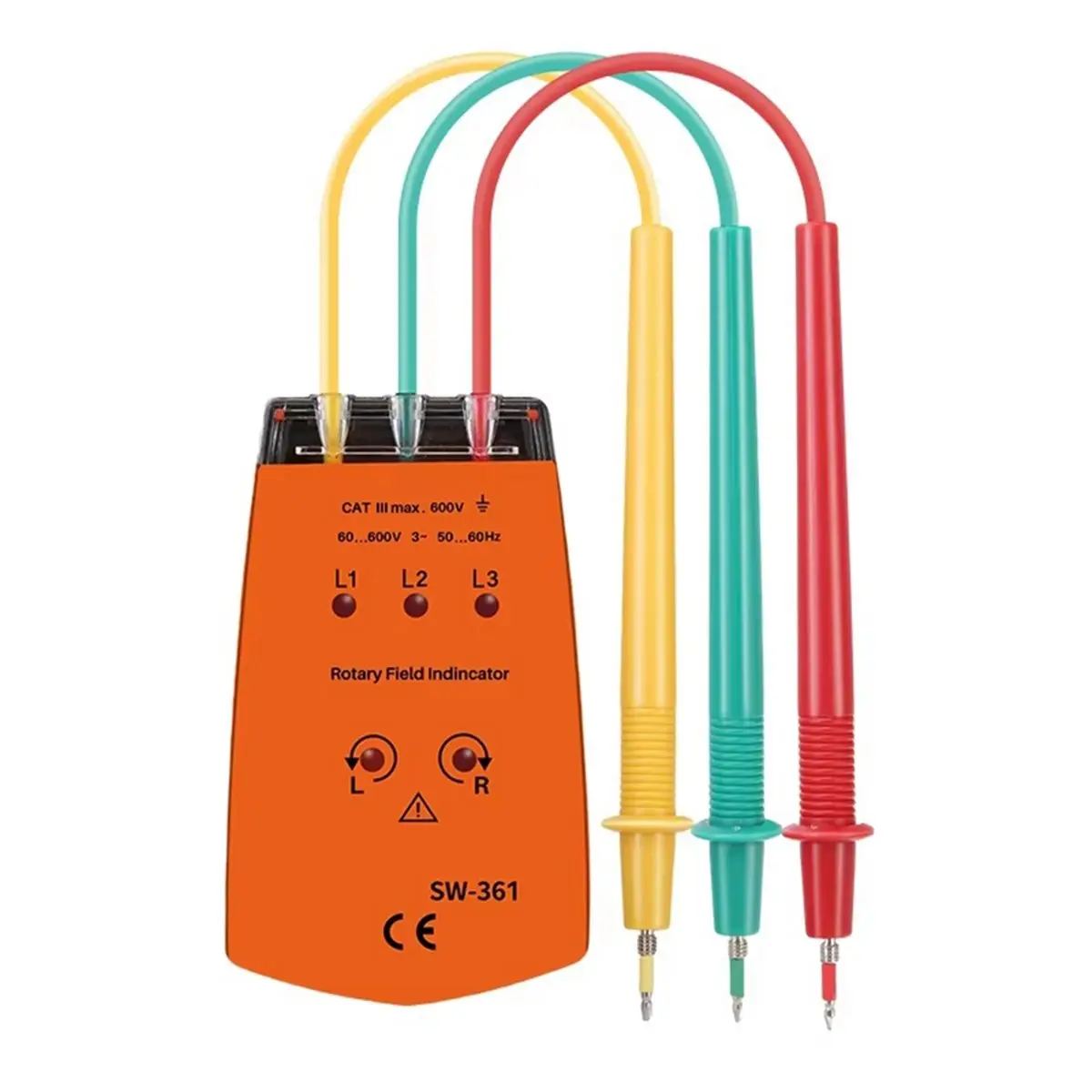 DT57 LATEST MODEL New Phase Sequence Tester, 3-Phase AC Rotation Meter, Voltage/Current Detector, Phase Rotation Indicator for E