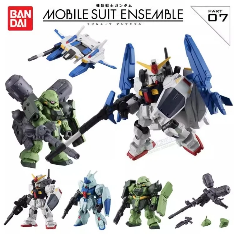 

Bandai Original 5Pcs MSE 07 GUNDAM RGZ-91 Re-GZ Action Figure Assembly Model Kit Toys Collectible Gifts For Children