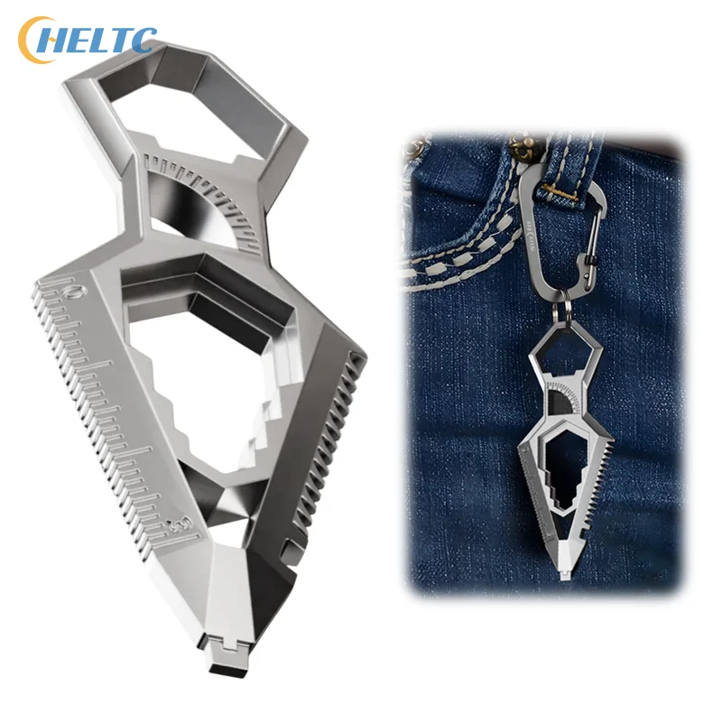 1PCS Multitool EDC Multi-functional Multi-purpose Sword, 10 In 1 Multitool Tool With Bottle Opener, Protractor, Dual-Scale Ruler