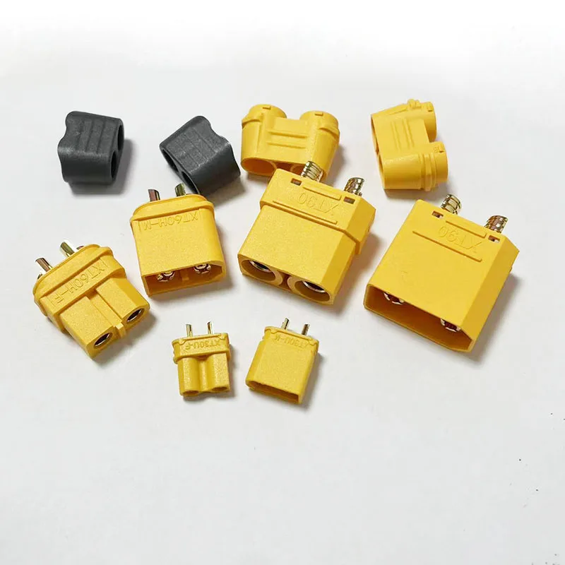 Original XT30U XT60H XT90H Connector Plug Bullet Welding Terminal Suit for RC Lithium Polymer Battery Model Aircraft Accessories