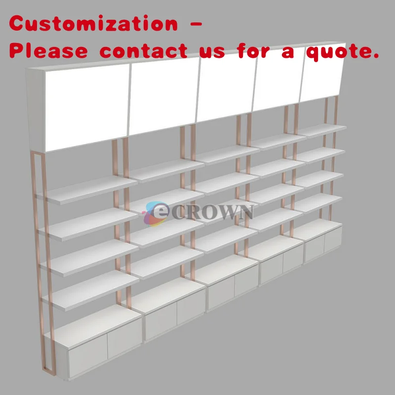 custom.Mall Makeup Display Design High Quality Design showcase Beauty Design Luxury Shop showcase OEM