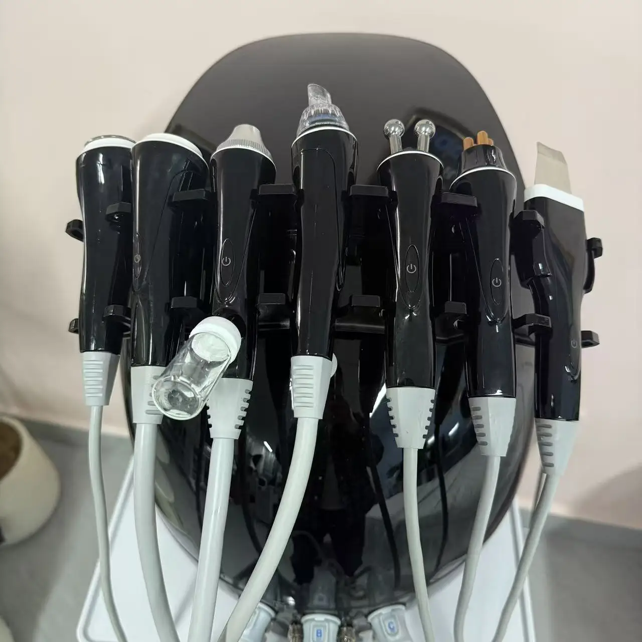 جديد ذكي الجليد الأزرق 7 في 1 الأكسجين هيدرو جلدي هيدرا آلة للوجه أكوا قشر مايكرو آلة تجديد الجلد تبييض #5