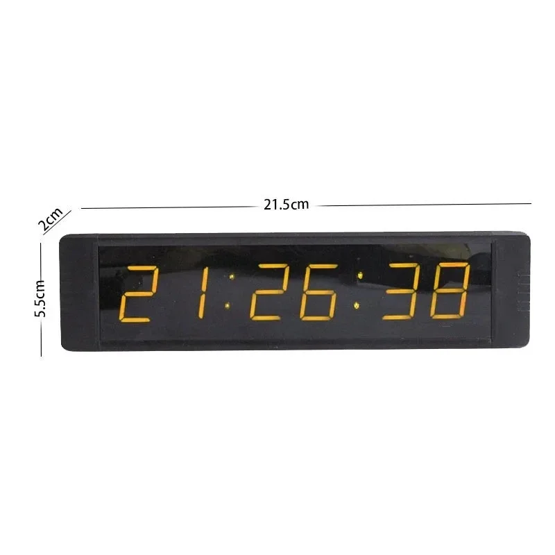 Multifunctional 12/24 Hour Display Smart Desktop Electronic Wall Table Clock LED 1 Inch Digital Countdown Stopwatch Timer