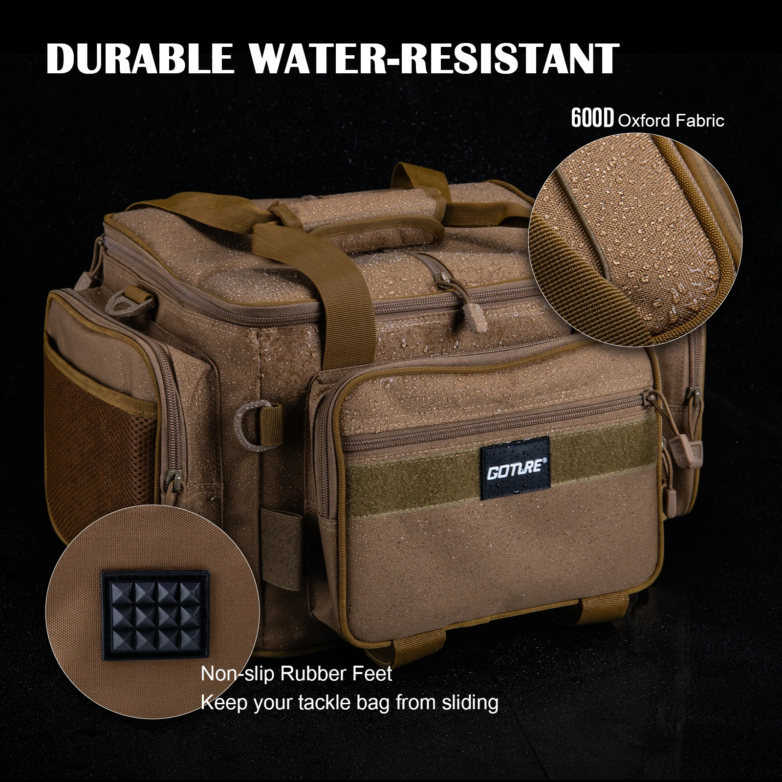 Goture 45*30*24cm Quality Fish - Fishing Equipment Box 评论和价格