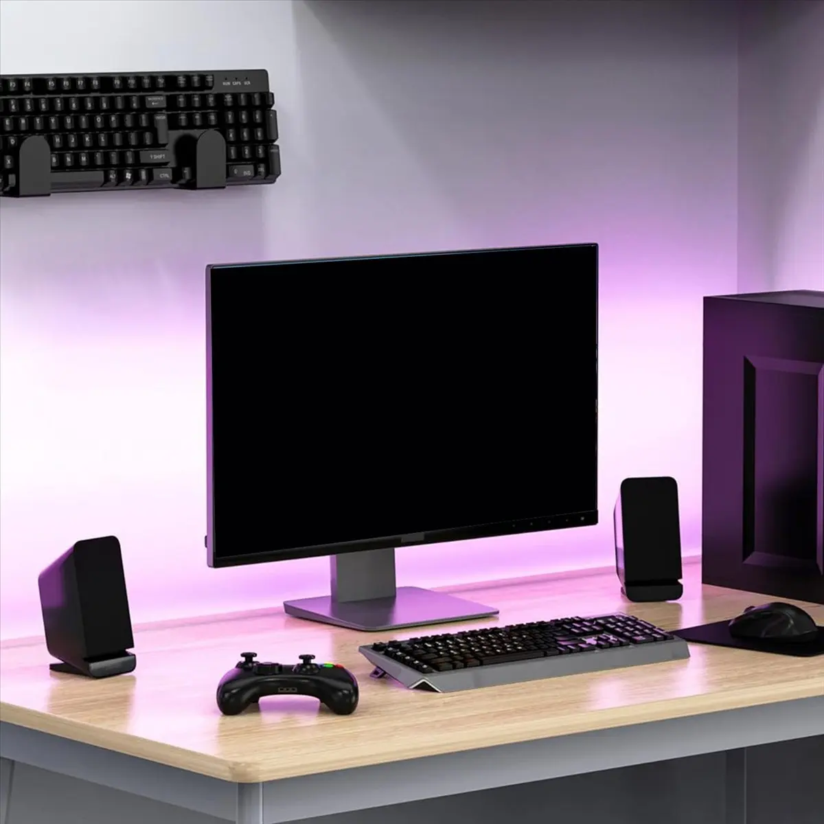 【comprar-agora】-suporte-de-parede-para-teclado-em-acrilico-suporte-para-teclado-de-computador-na-parede-teclado-mouse-clipe-de-parede