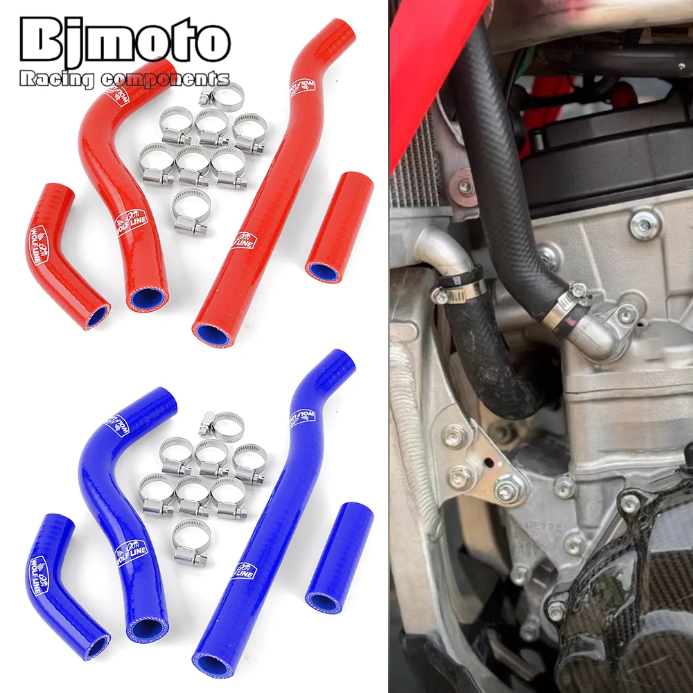 

CRF250RX 2025 Silicone Radiator Coolant Hose kit Water-cooled Pipes Tube For Honda CRF250R CRF 250R 250RX CRF-250R 2024-2022