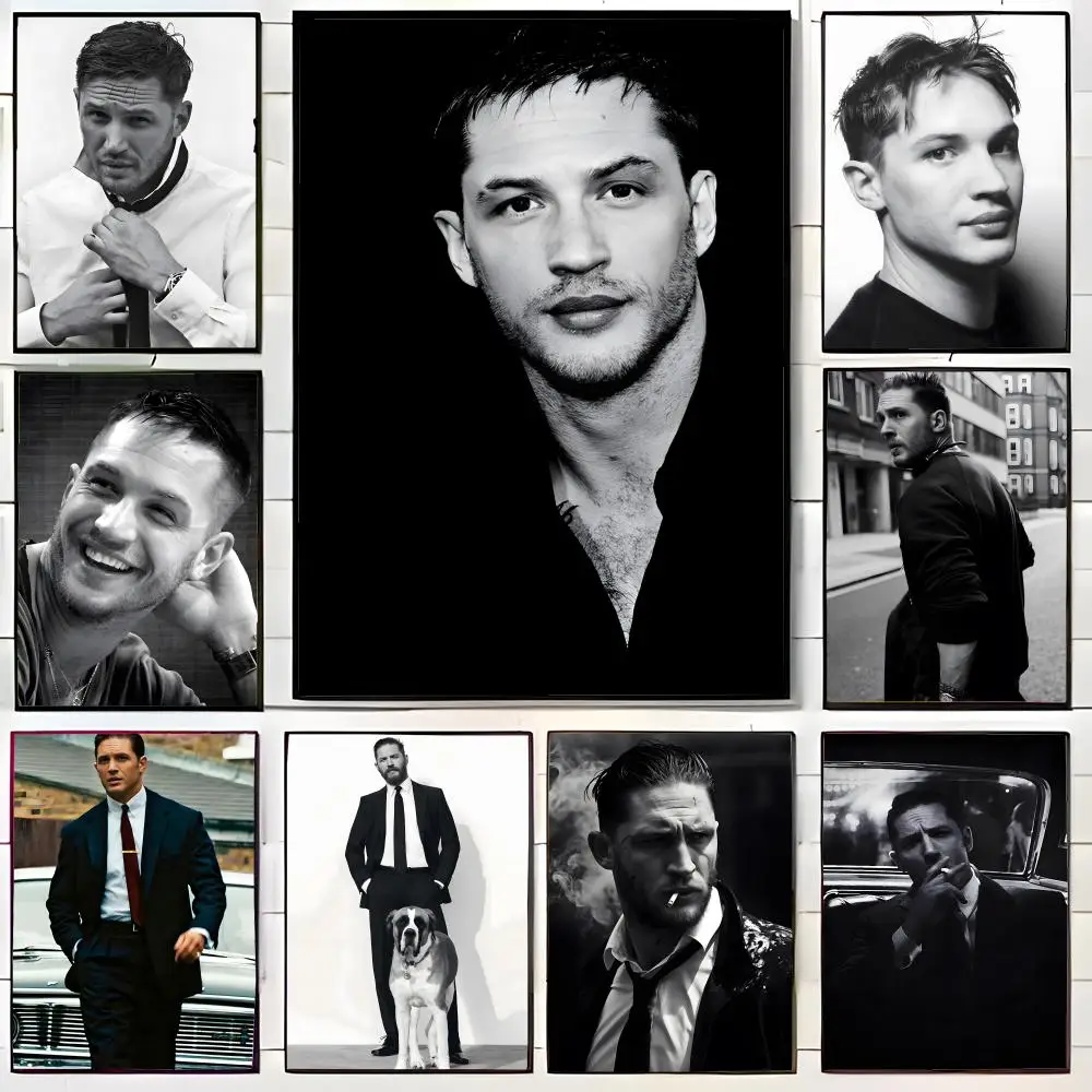 Rugged Intense T-Tom Hardy Cinematic Character Study Portrait Poster Wall Art Print Decorative Mural Home Decor Gift Unframed
