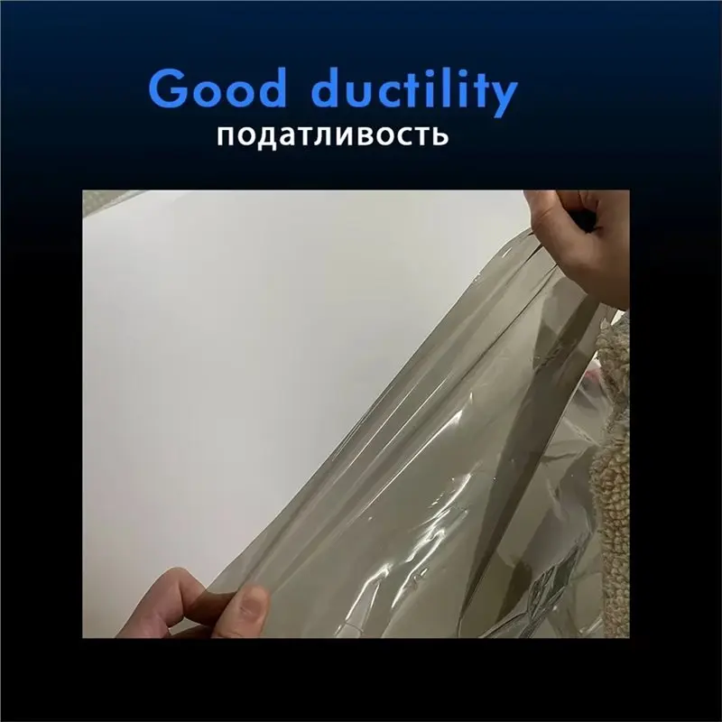 Car Headlight Taillight Vinyl Film 50X200cm Premium Auto Lamp Foil Sticker Car Light Transparent-T61C