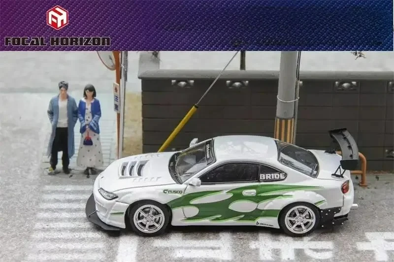 

Focal Horizon FH 1:64 Silvia S15 Pandem Rocket Bunny Limited999 Литая под давлением модель автомобиля