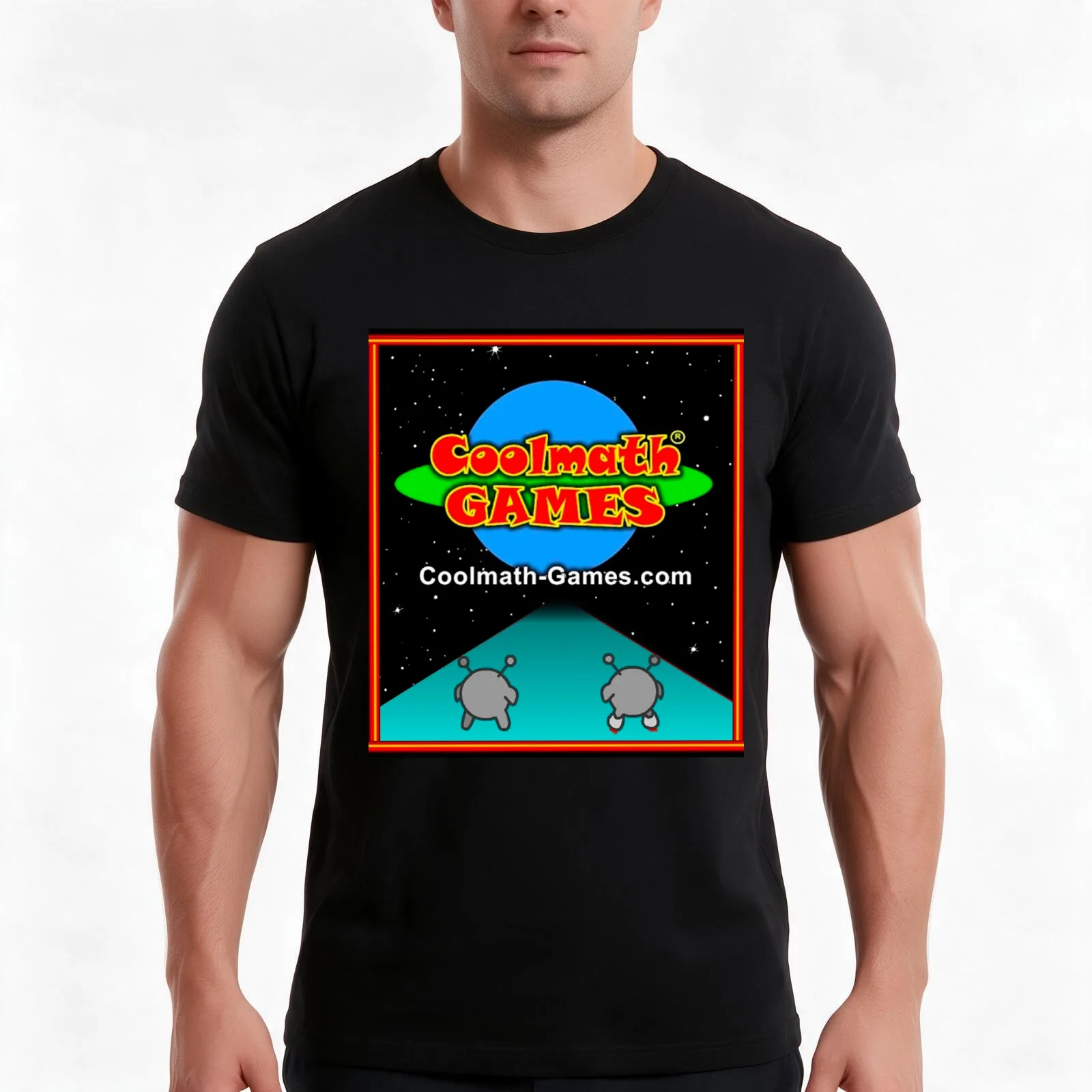 Cool Maths Games T-Shirt Summer Casual Cotton Tee Oversized Streetwear Tops Vintage Graphic Print Loose Fit Short Sleeve