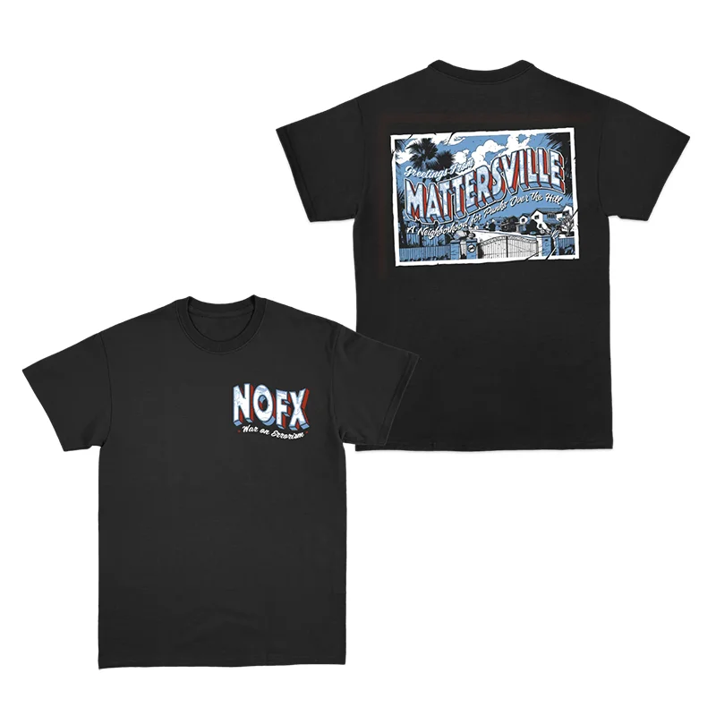 New Summer Collection: NOFX Punk Band Album - Loose-printed Men's and Women's American-style Short-sleeved T-shirts