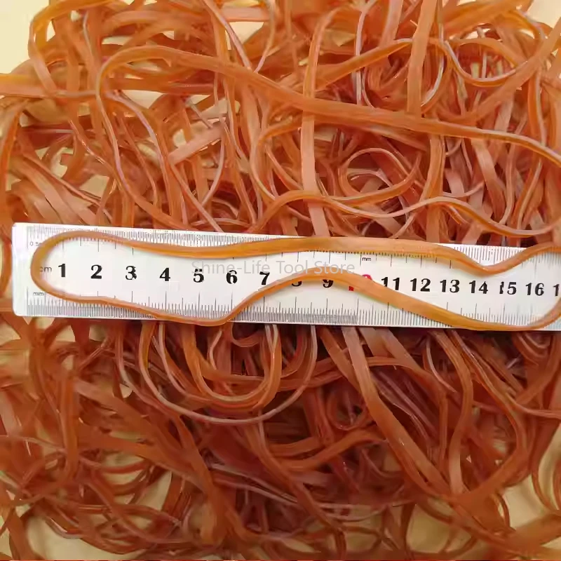Heavy Duty Rubber Bands Width 4~20mm High Elastic Rubber Bands for School Home Offic