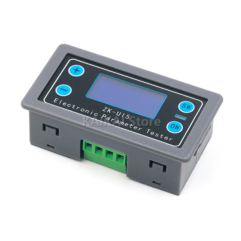 Voltage and current meter power capacity time undervoltage and overvoltage protection battery charge discharge control