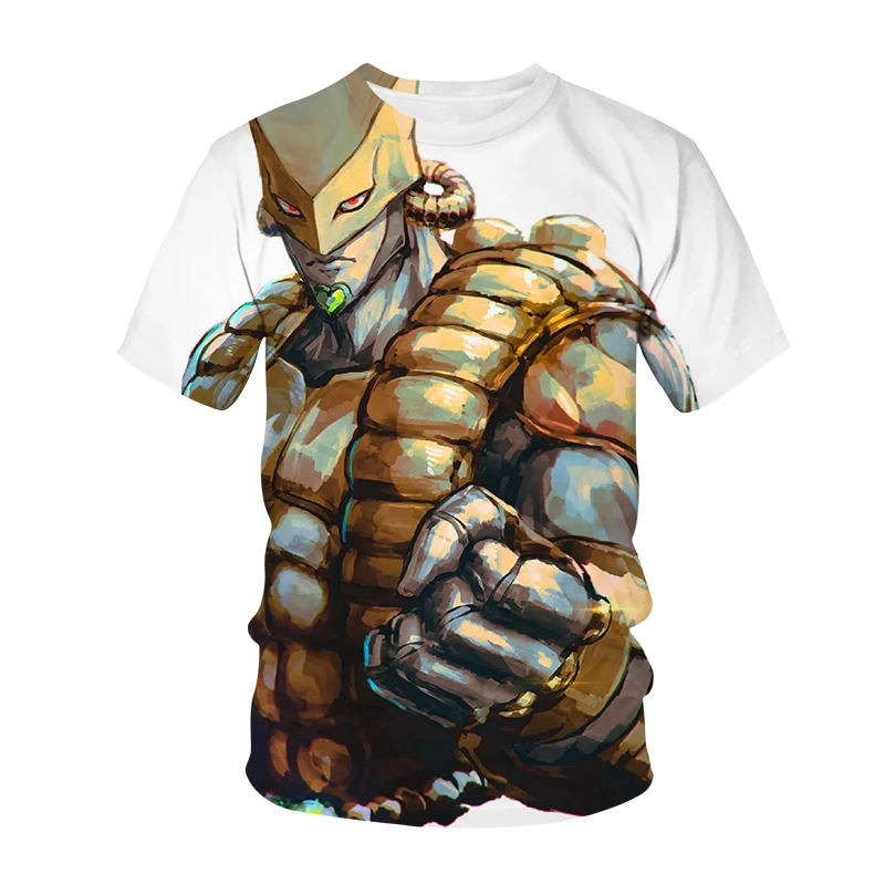 New Jojo Bizarre Adventure T-Shirts Anime Manga 3D Print Streetwear Men and Women Fashion Oversized Kids Tees Tops Clothing