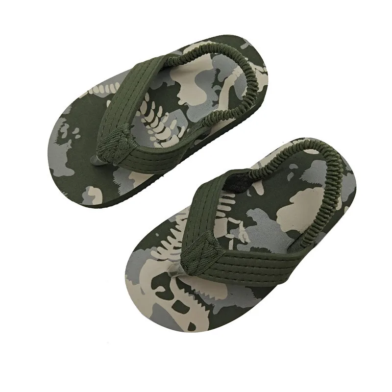 Summer Boys Girls Sandals Casual Children Kids Shoes Rubber Breathable Soft Open Toe Beach Sandals Cute Flip Flops Shoes