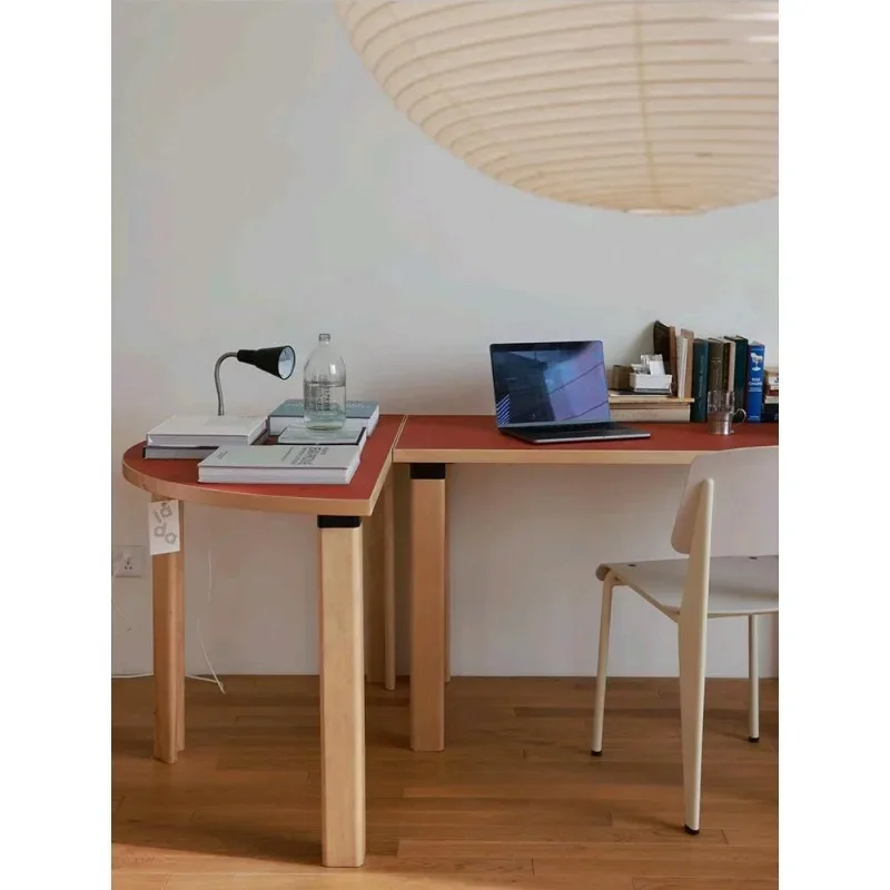 Tisch Haushalt kleine Wohnung moderner einfacher leichter Luxus nordischer mittelalterlicher Stil Schreibtisch langer Esstisch runder Tisch
