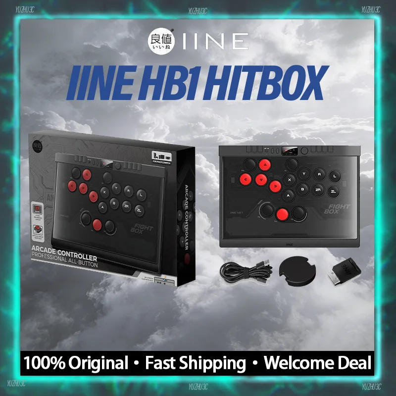 

Беспроводной игровой контроллер-клавиатура IINE Hb1 Hitbox с линейными оптическими переключателями, драйвером и полностью программируемыми клавишами, с возможностью горячей замены.