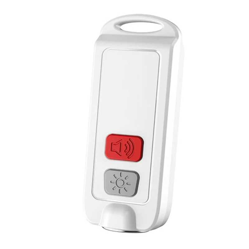 

Hot-4X Personal Alarm,Safety Alarm For Women With SOS LED Light,130DB Siren,Waterproof Keychain Sound Device For Kids Elders