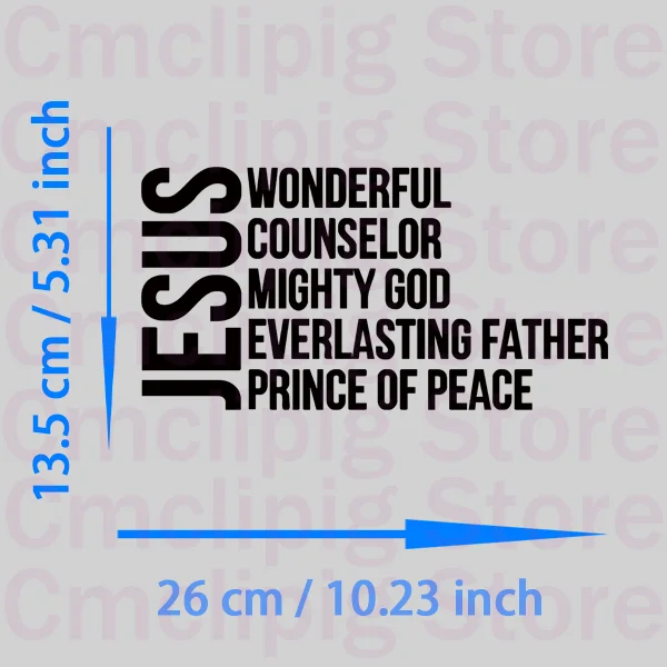 JESUS PRINCE OF PEACE iron on patches for clothes Appliques heat transfer stickers